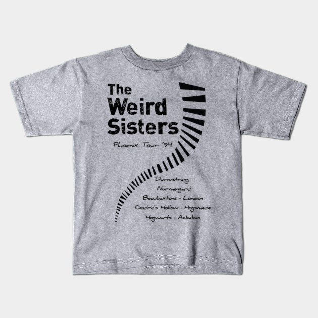 The Weird Sisters Band Merch Harry Potter Kids TShirt TeePublic